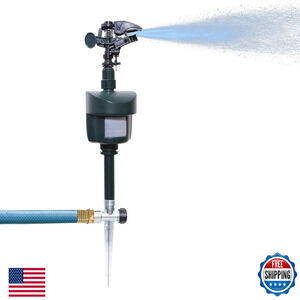 Motion Activated Sprinkler Outdoor Waterproof Animal Repellent for Yard